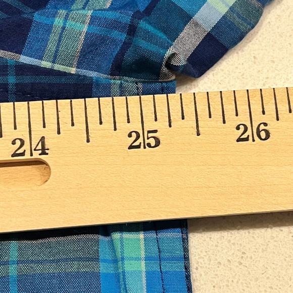 Duluth‎ Trading Company Men’s Xl Long Sleeve Green and Blue Casual Button Down - Picture 9 of 12